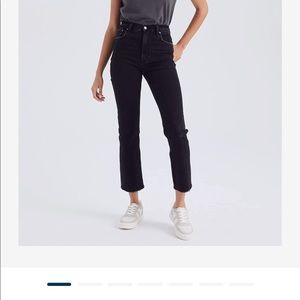 Abercrombie and fitch ultra high rise ankle jeans